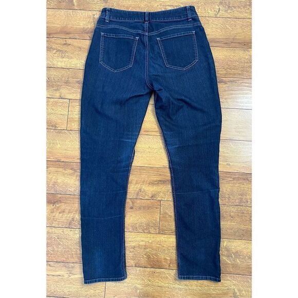 Riders by Lee Women's Size 10M Curvy Fit Midrise Skinny Blue Jeans - Picture 6 of 6